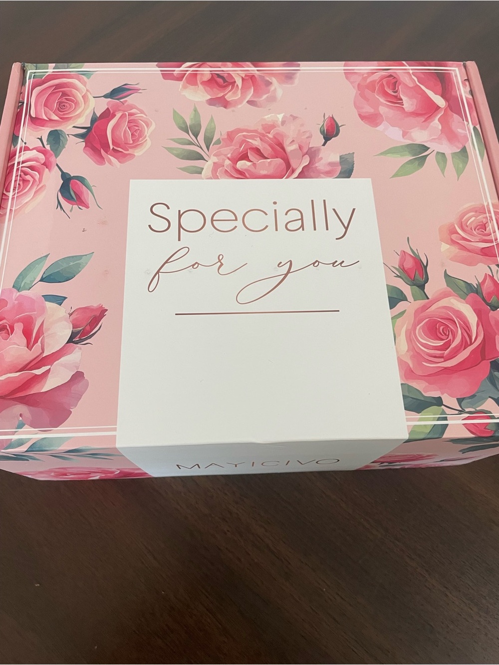 Maticyo Pink Floral Bath & Body Gift Set